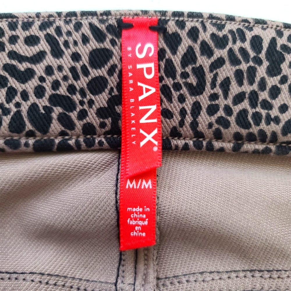 SPANX Jean-ish Desert Dot Ankle Leggings - Picture 6 of 12